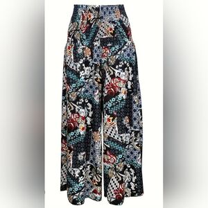 Boho Floral Print Pants Size Large